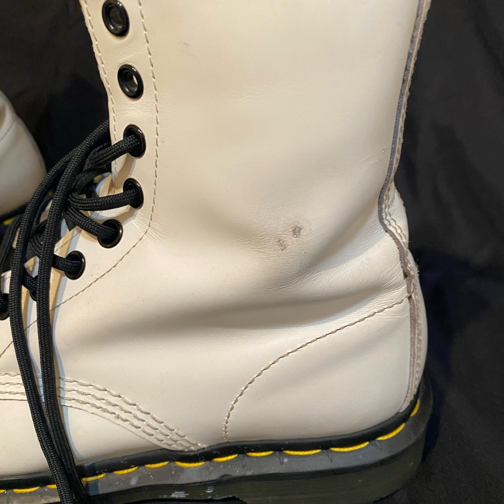 Dr. Martens 1460 White Combat Boots - Size 6 - Picture 7 of 9